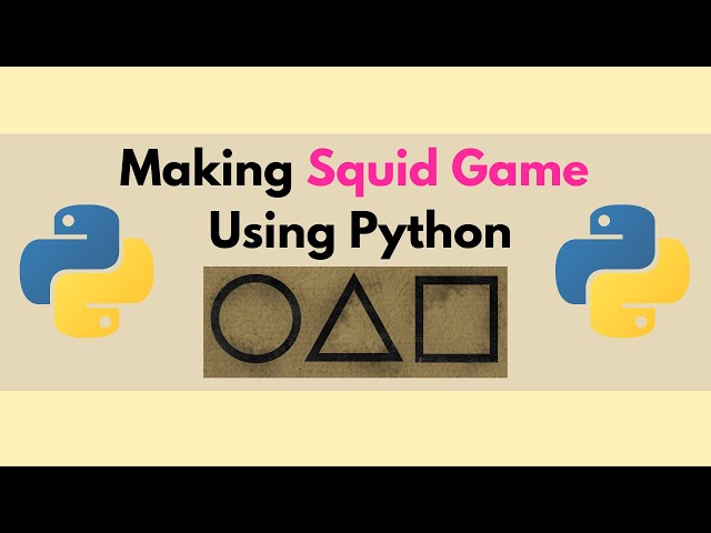 Python Project for Beginner | Build Squid Game Using Python | Easy python project | Python for Kids