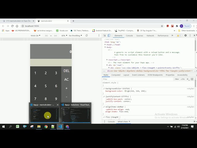 Part 2 - Creating a Calculator - React Native Tutorial