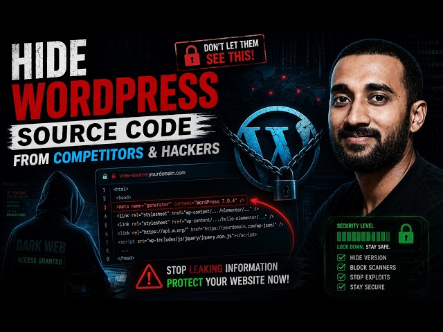 How to Hide WordPress Footprints From Competitors (Advanced Security Guide 2026)