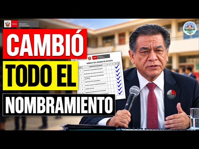 ⚠️ 𝐍𝐎𝐌𝐁𝐑𝐀𝐌𝐈𝐄𝐍𝐓𝐎 𝐃𝐎𝐂𝐄𝐍𝐓𝐄 𝐂𝐀𝐌𝐁𝐈𝐀 𝐂𝐎𝐌𝐏𝐋𝐄𝐓𝐀𝐌𝐄𝐍𝐓𝐄!! 𝐌𝐢𝐧𝐢𝐬𝐭𝐫𝐨 𝐚𝐧𝐮𝐧𝐜𝐢𝐚 𝐑𝐀𝐃𝐈𝐂𝐀𝐋 𝐂𝐀𝐌𝐁𝐈𝐎 😲😲