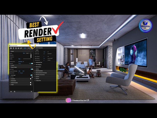 Master Living Room Renders in 10 Minutes! (Photorealistic Tutorial)