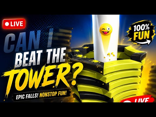 Stack Ball Crash Challenge 🔴 New Live 🎮 #stackball