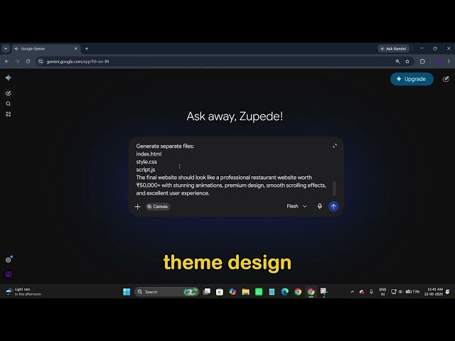 How to build websites using the "GOOGLE GEMINI"