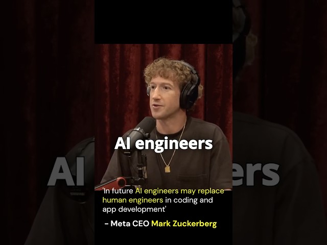 Mark Zuckerberg's SHOCKING Plan to Replace Engineers with AI #ai #markzuckerberg #podcast #shorts