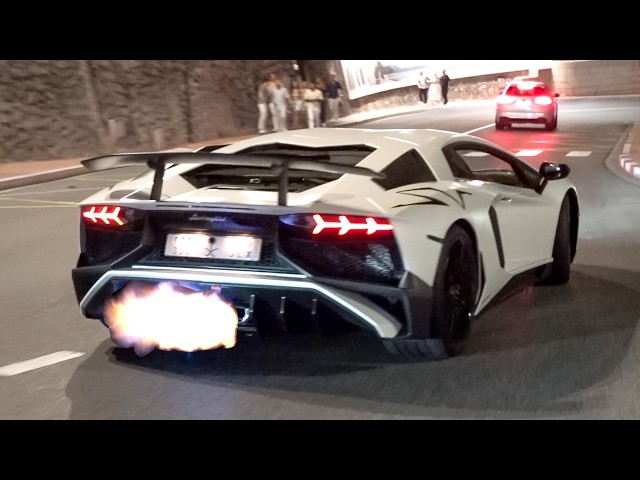 BEST OF Supercar Sounds in Monaco 2025 ! BURNOUT, LOUD Aventador SV, ONE:1, Capristo SVJ, Jesko