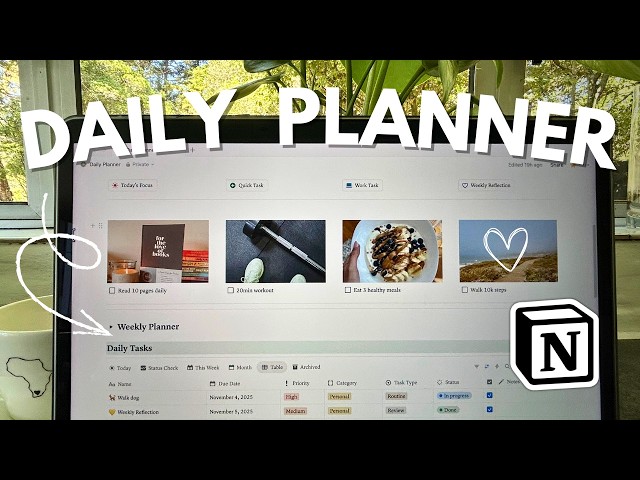 How to Build a Daily Planner in Notion | *Easy* Tutorial (Beginner Guide)
