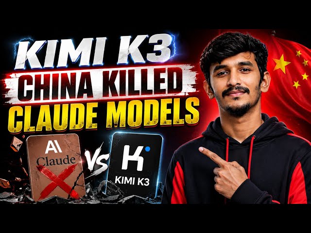 Is KIMI K3 really a Claude killer | KIMI K3 new chinese model in Telugu