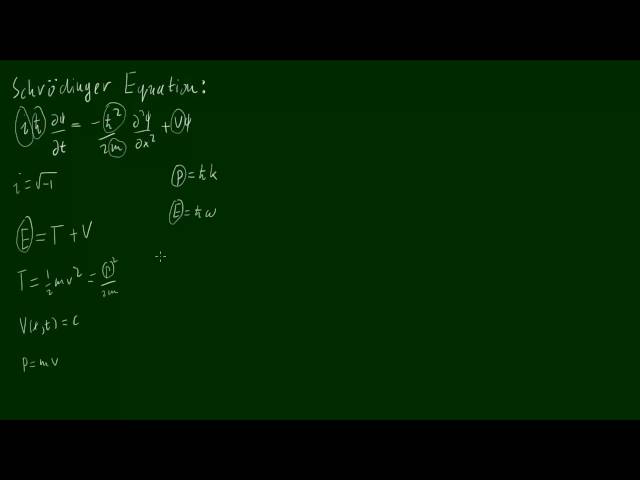 Schrödinger equation