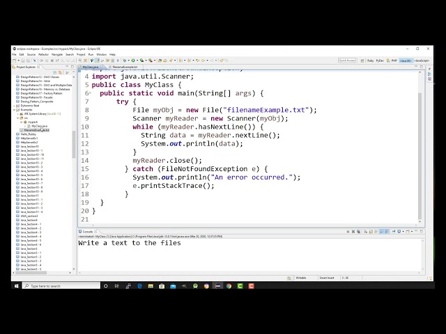 How to Read A File In Java Example