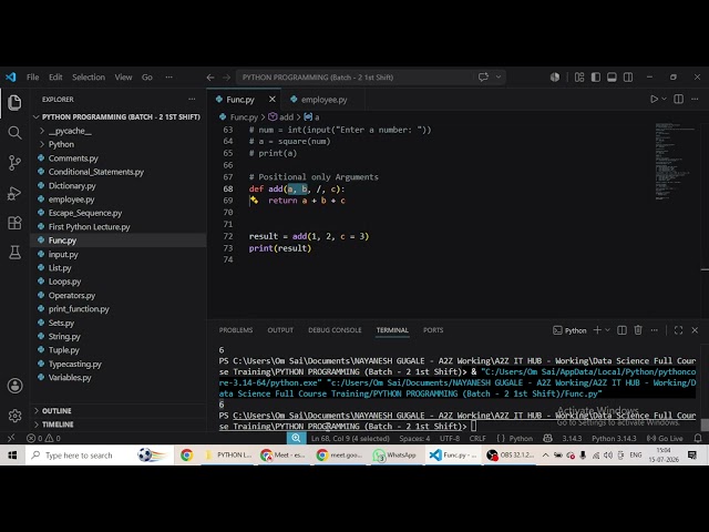 Python Lecture: Functions in Python Part - 2
