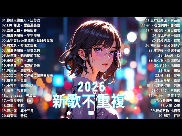 「無廣告」抖音神曲2026【2026抖音热歌】💥 douyin 抖音歌曲2026 🎵 抖音2026最火💋四月熱門歌曲最火🔥2026流行歌曲【抖音破億神曲】大陸流行歌曲2026