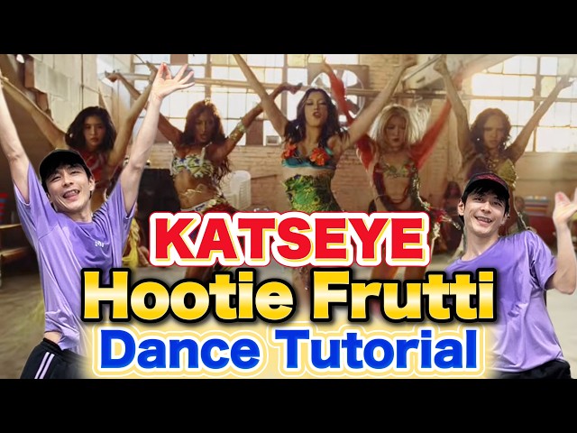 KATSEYE 'Hootie Frutti' Dance Tutorial Practice【Counts & Slow Music ♪ Mirror】