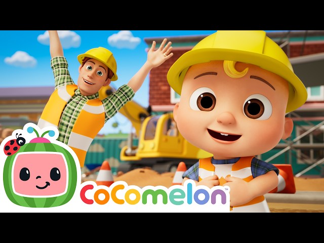 Construction Vehicles Song - Dump Trucks, Excavators +  More | CoComelon Nursery Rhymes & Kids Songs
