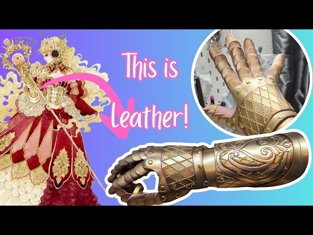 I Made a Leather Gauntlet for the First Time! (Cosplay Update 2026)