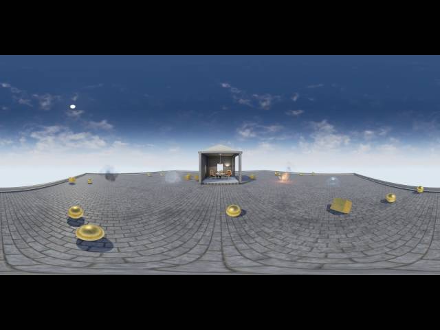 Panoramic video rendered in Unreal Engine