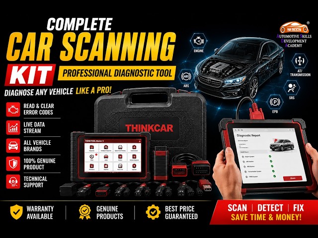 🚗 Complete Car Scanning Kit | Diagnose Any Vehicle Like a Pro! #CarScanner #ThinkCar #DiagnosticTool