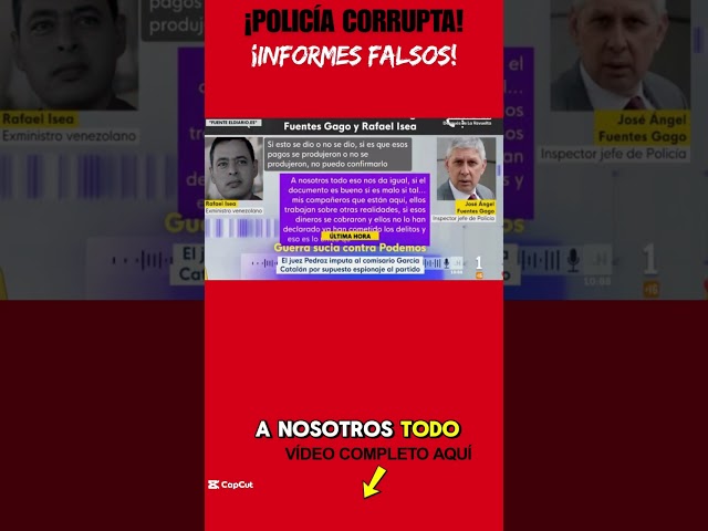 EXPOSED! The clumsy cocaine setup they fabricated against Podemos