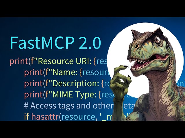 Programmatically list and inspect FastMCP server resources using Python's async client