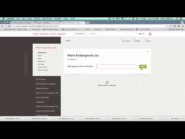 Create an interactive database for your class with Silk