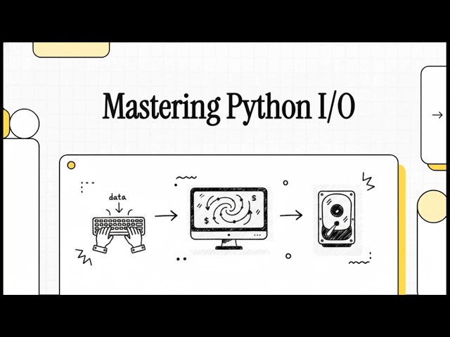 Python Input & Output  From Console Interaction to Professional File Handling