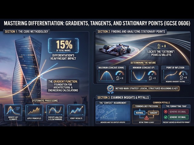 Gradients Tangents Normals Additional Mathematics EXPLAINED #Additional
