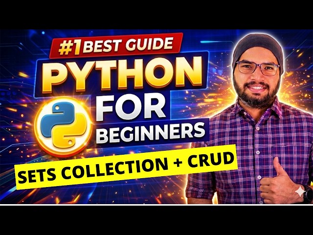 #40 Sets Collection with CRUD Operation in Python