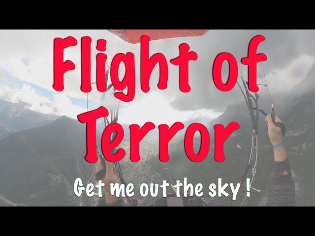 Paragliding XC - An Alpine "Flight of Terror!" - Big Storm in Chamonix
