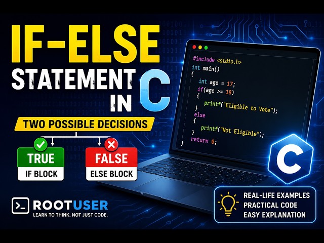 if-else Statement in C | Explained with Real-Life Examples