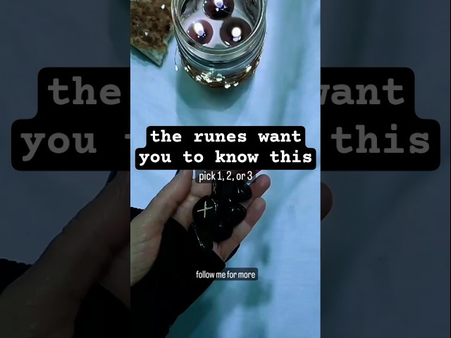 THE RUNES HAVE A MESSAGE FOR YOU 🔮 PICK 1, 2, OR 3 (OR ALL 3) #runecasting #runereading