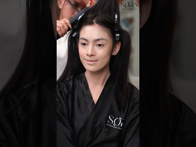 Miss Global Myanmar 2026👑 makeup tutorial for the perfect look share with you all 💕Hair - Sora Team 