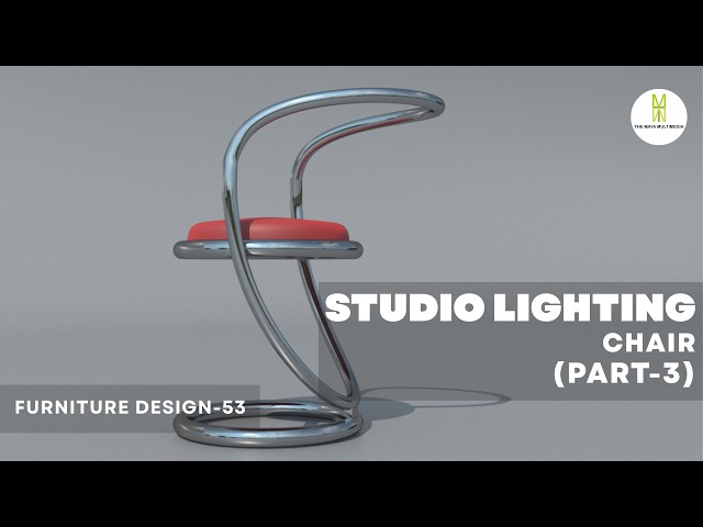 LIGHTING ON CHAIR IN 3DS MAX (PART-3) | FURNITURE MODELLING IN 3DS MAX |FURNITURE DESIGN-53