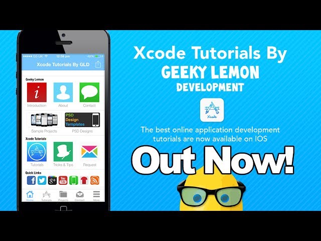 Xcode Tutorials IOS App Out Now!