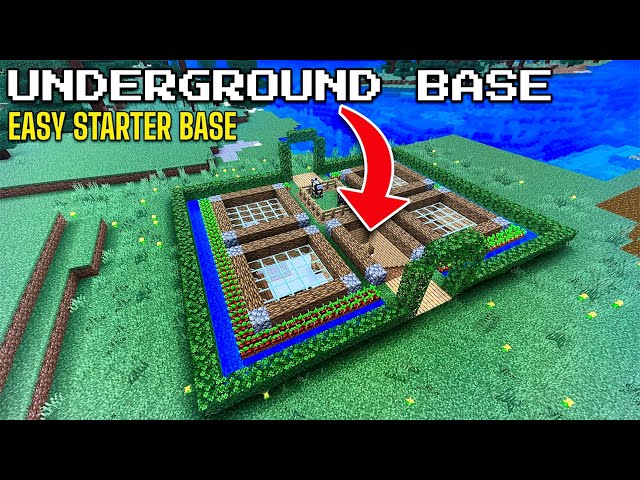 Minecraft Tutorial: How To Build A Underground Base