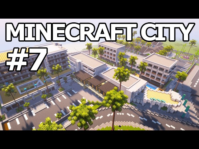 Hotel and Motel Minecraft Inspiration & Ideas | City #7