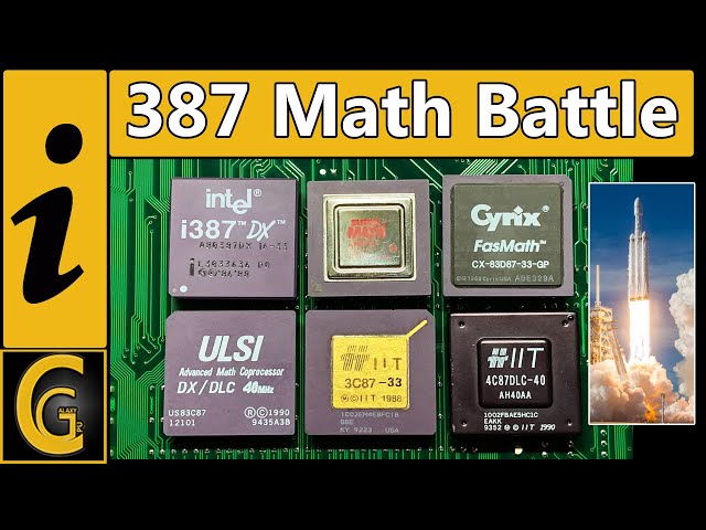 387 FPU Math CoProcessor Benchmarks & Comparison / Intel, Cyrix, IIT, Chips & ULSI