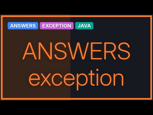 Custom Exception for name validation (4 Solutions!!)