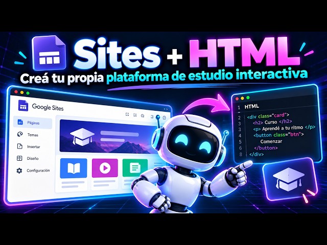 Sites + HTML: Creá tu propia plataforma de estudio interactiva