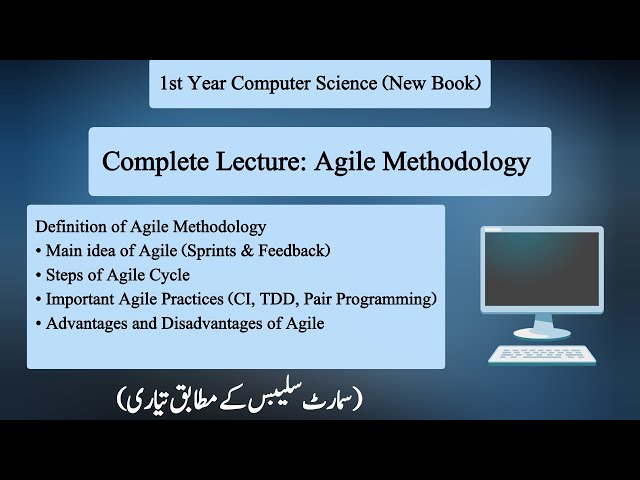 Agile Methodology | Complete Lecture with easy notes | Computer Science (New Book)