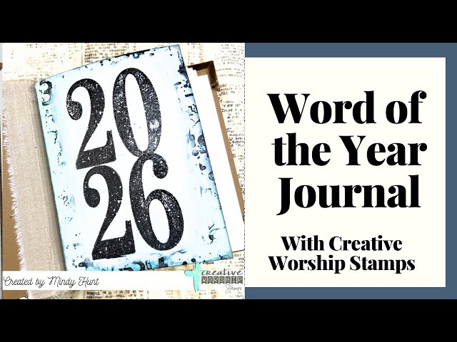 Working in my Word of the Year Journal - Create with me - #junkjournaling 