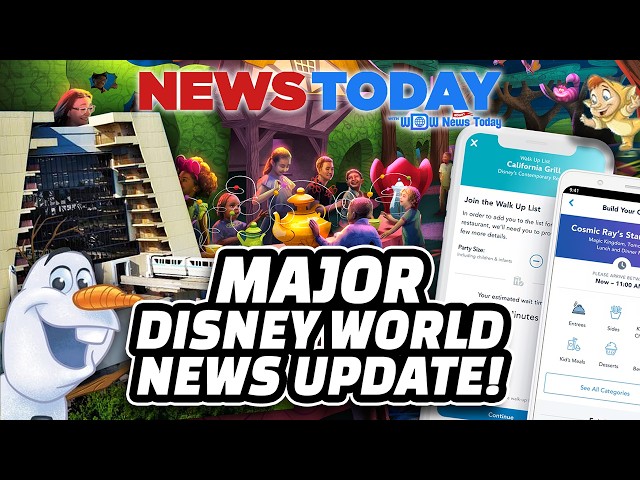 Full Map of Magic of Disney Animation, Disney World App & Website Overhaul