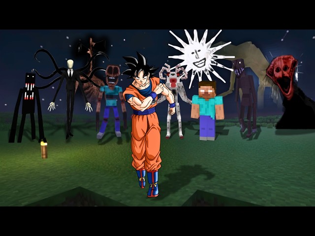 Minecraft Horror, But I'm Goku