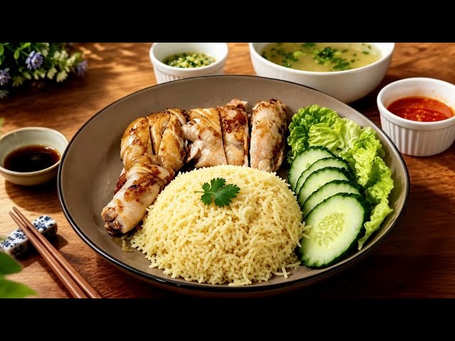 Simple & Authentic Set Nasi Ayam Ala Restoran | I've Never Had Chicken Rice This Good!