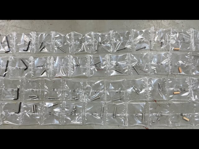 17B Automatic Hardware Combination Packaging Machine | Continuous Bagging & Sequential Coding (ABCD)