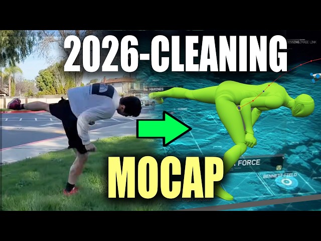 Worlds Fastest MoCap CLEANING (Workflow)