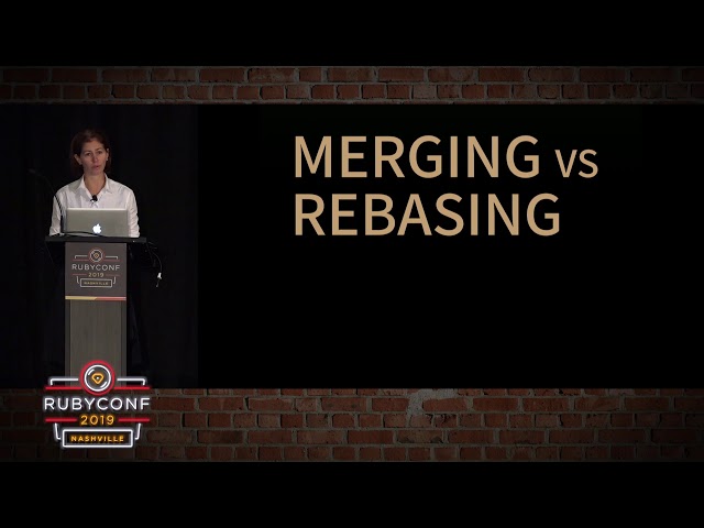 RubyConf 2019 - Story telling with Git rebase by Elle Meredith