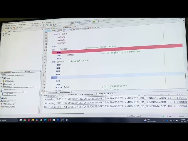 MPLAB PIC16F84A 02-13-25