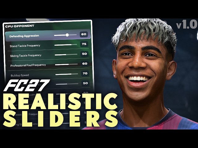 MAKE FC 27 REALISTIC | BEST Sliders! (v1.0.1 Update)