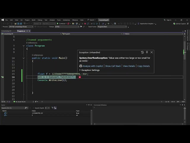 Datatype Conversion in C# : Implicit and Explicit Conversion