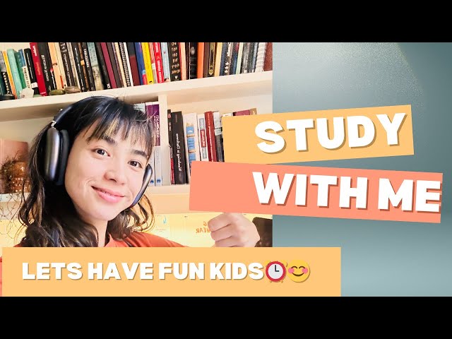 3 HOURS Study With Me | Super Productive and Let’s have fun kids @UBC Law Library 60/10 📚 🤩⏰