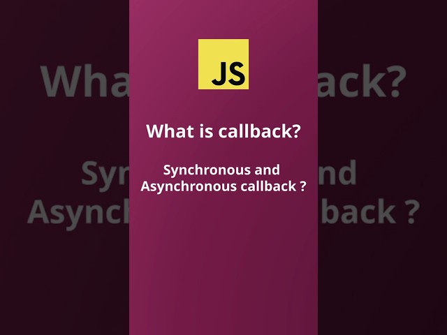 Callback | Synchronous and Asynchronous | JavaScript Interview Question | Code Malayalam